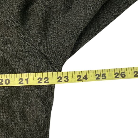 Calvin Klein Jeans Green 1/4 Zip Sweater Men's Size Large Cotton Blend - Picture 5 of 7